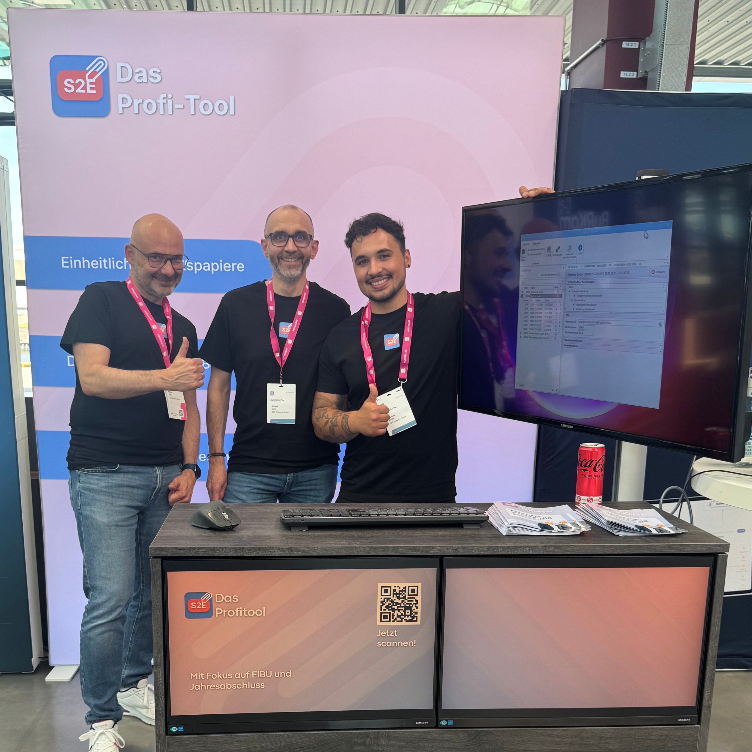 S2E live auf einer Messe erleben